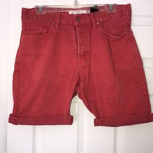 H&M L.O.G.G. Pink/Salmon Jean Shorts